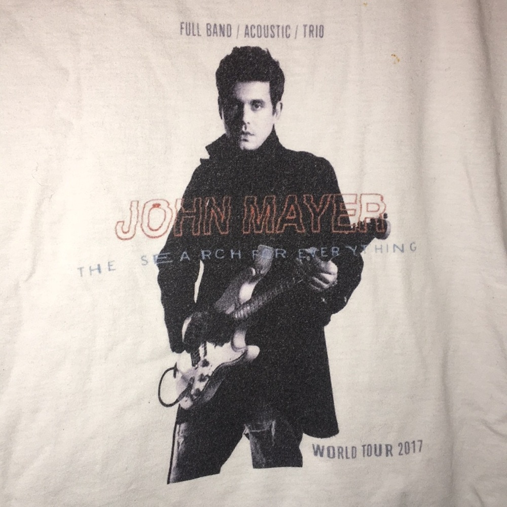 John Mayer The Search For Everything t-shirt